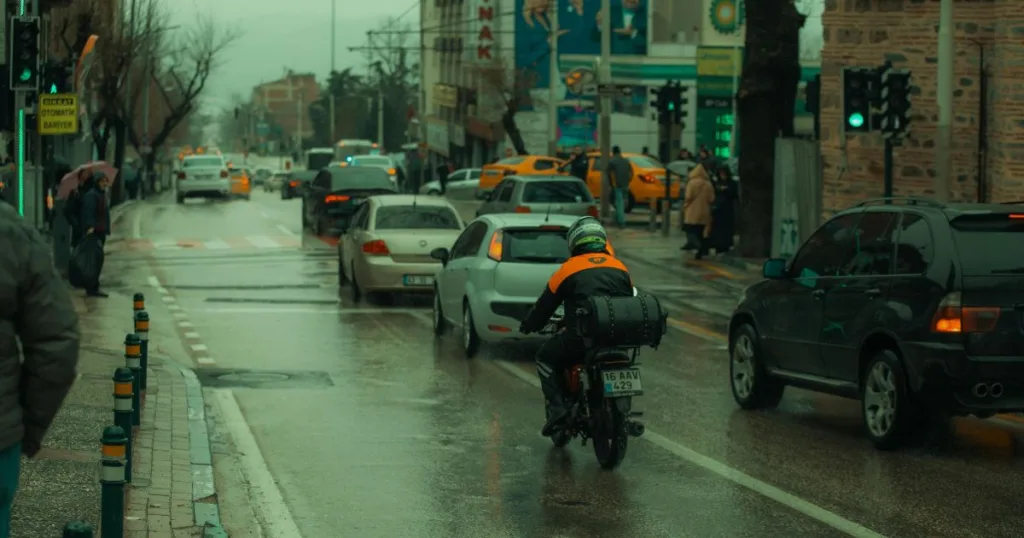 use an Electric Scooter in the Rain